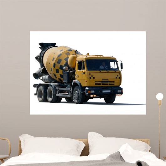 Cement Mixer Truck Wall Decal
