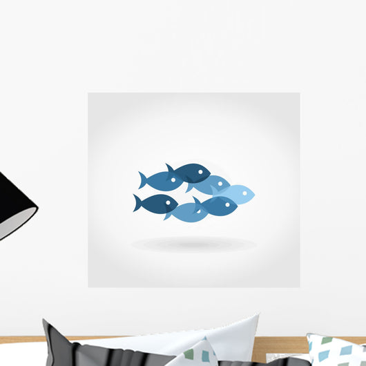 Flight Fishes5 Wall Decal