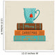 Merry Christmas Greeting Card Wall Decal