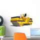 Road Roller White Wall Decal Design 2