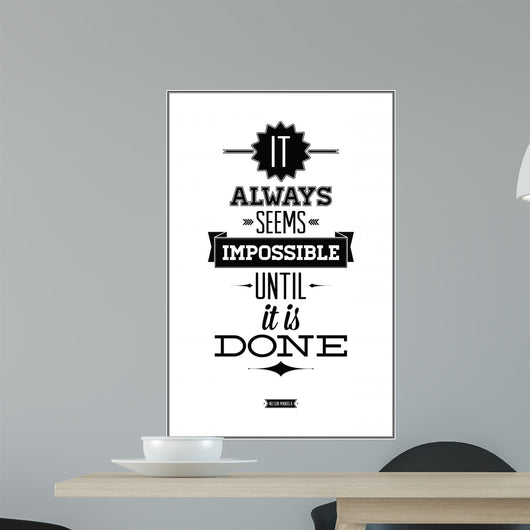 Poster Vintage Style Wall Decal