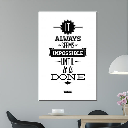 Poster Vintage Style Wall Decal