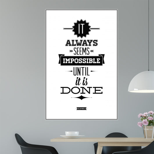 Poster Vintage Style Wall Decal