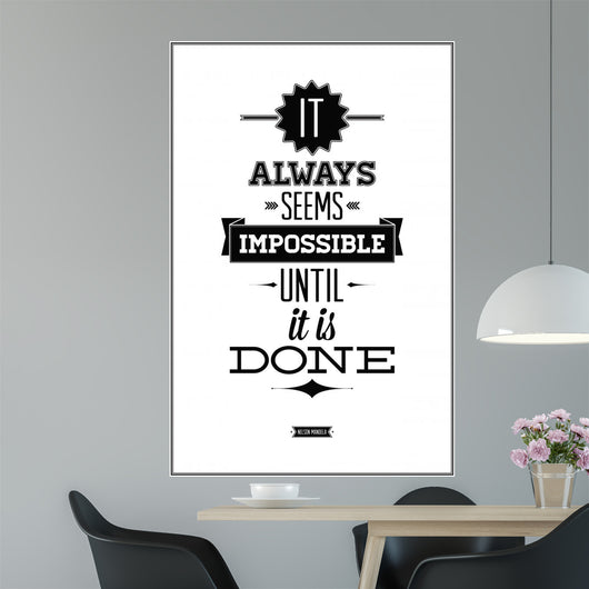 Poster Vintage Style Wall Decal