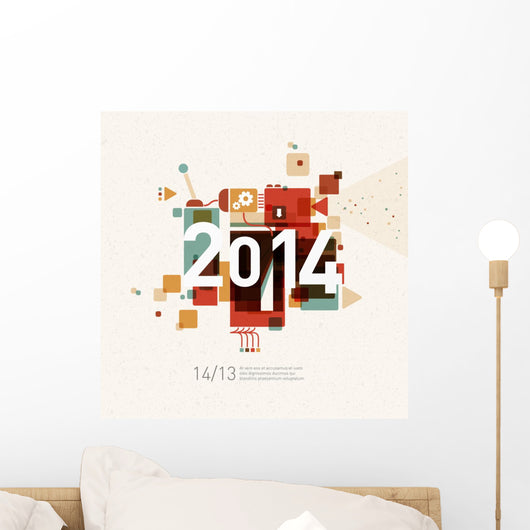 2014 Colorful Graphic Design Wall Decal