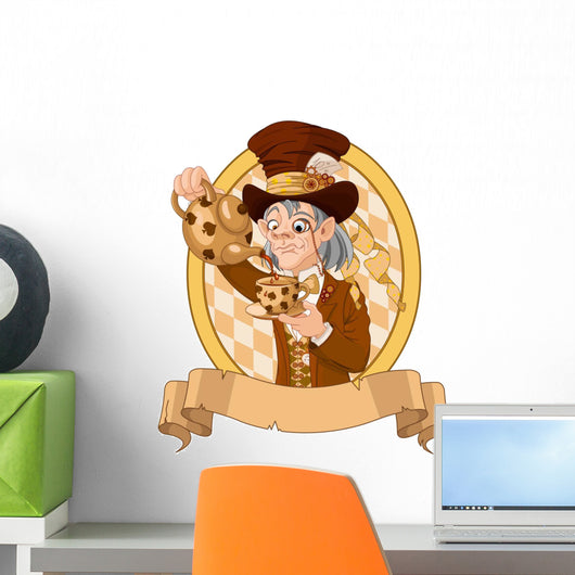 Mad Hatter Wall Decal