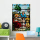 Stained Glass Window Church Wall Decal