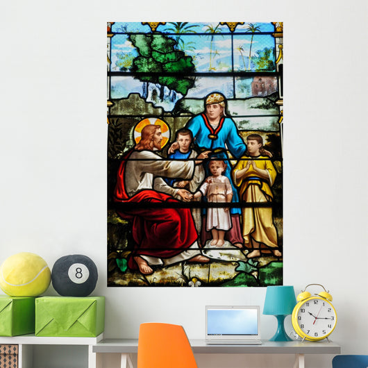 Stained Glass Window Church Wall Decal