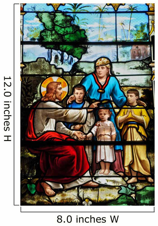 Stained Glass Window Church Wall Decal