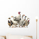 Group Ducks Geese and Wall Decal Design 2