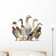 Group Ducks Geese and Wall Decal Design 1