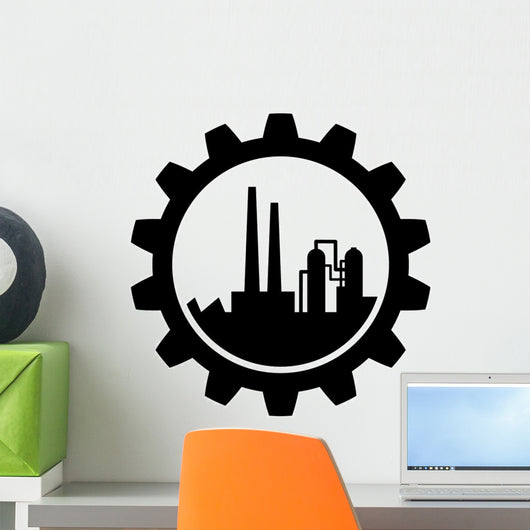 Industrial Icon Wall Decal Design 2