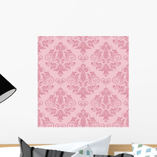 Seamless Floral Pattern Wall Decal Design 11