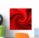 Abstract Red Wall Decal