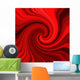Abstract Red Wall Decal