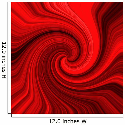 Abstract Red Wall Decal