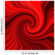Abstract Red Wall Decal