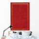 Old Red Leather Texture Wall Decal
