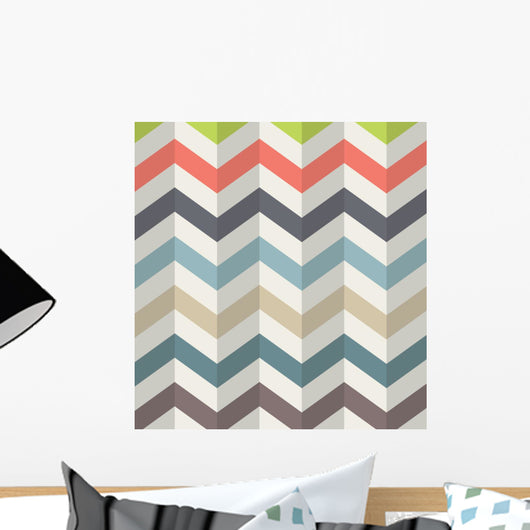 Abstract Retro Color Wall Decal