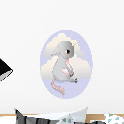 Unicorn Foal Wall Decal