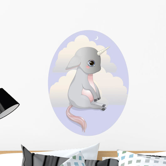 Unicorn Foal Wall Decal