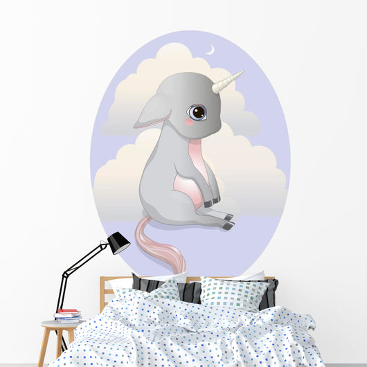 Unicorn Foal Wall Decal