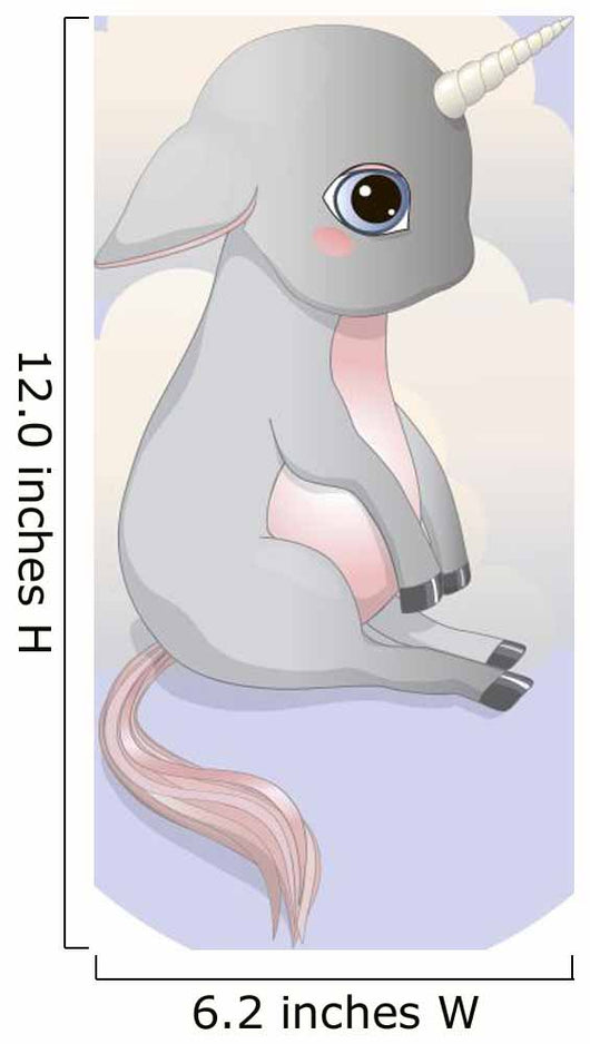 Unicorn Foal Wall Decal
