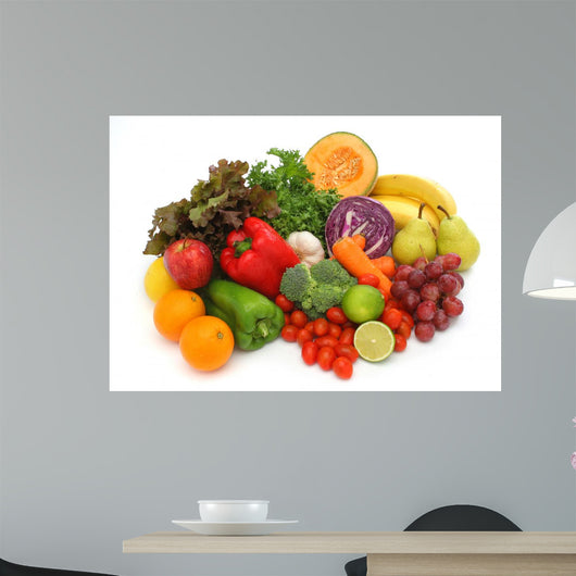 Colorful Fresh Group Vegetables Wall Decal