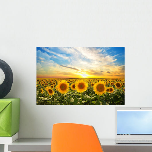 Sunflowers Wall Decal Design 2