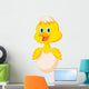 Cracked Egg with Cute Wall Decal