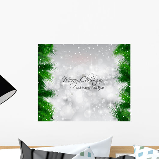 2014 Christmas Colorful Wall Decal Design 2