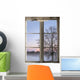 Winter Sunset Viewed through Wall Decal