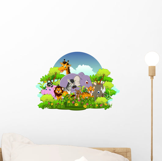 Vector Illustration of Cute Animal Wildlife