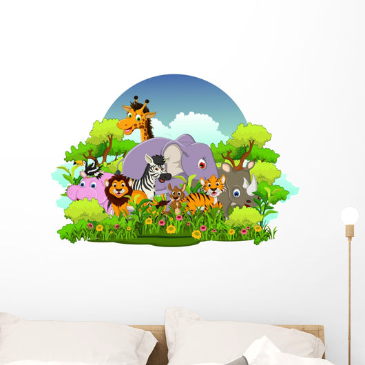 Vector Illustration of Cute Animal Wildlife