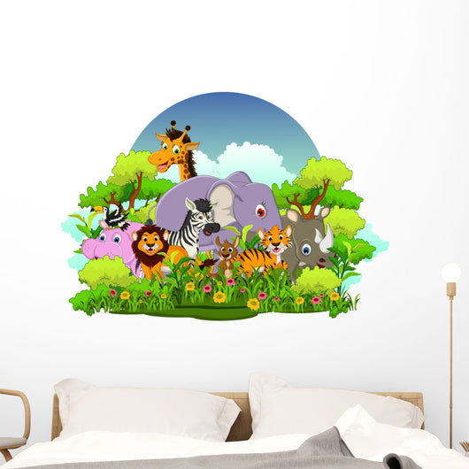 Vector Illustration of Cute Animal Wildlife