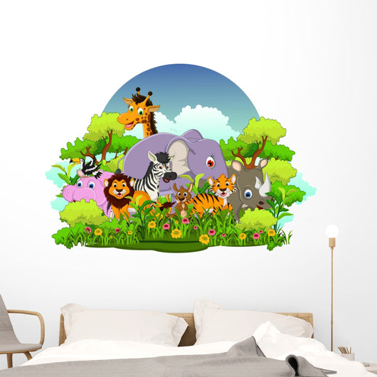 Vector Illustration of Cute Animal Wildlife