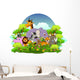 Vector Illustration of Cute Animal Wildlife