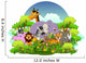 Vector Illustration of Cute Animal Wildlife