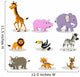 Vector Illustration of Cute Animal Wildlife Collection