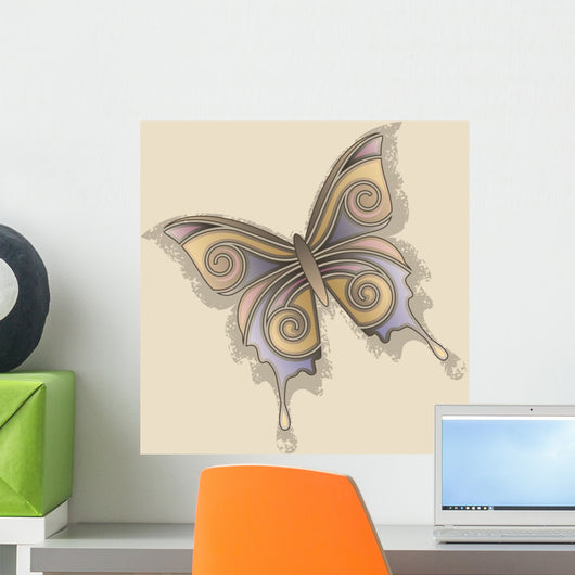 decorative butterfly Wall Mural