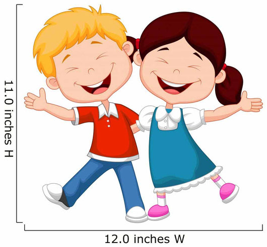 Happy children cartoon