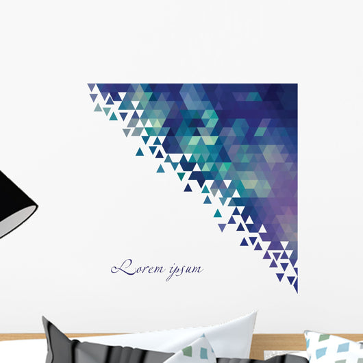 Geometric Vector Card Wall Decal
