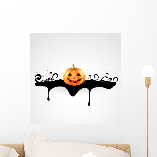 creepy halloween design Wall Decal