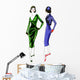 Fashion History: 1950 Model Wall Mural