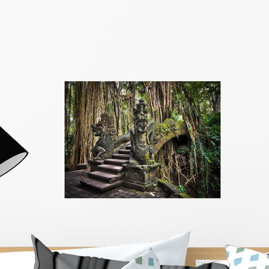 Dragon Bridge at the Monkey Forest Sanctuary in Ubud Wall Mural