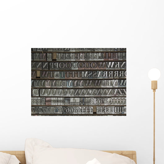 Typography Wall Mural