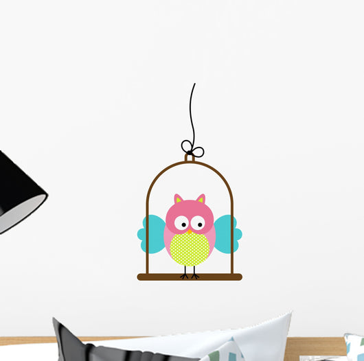 Little Owl in Bird Cage