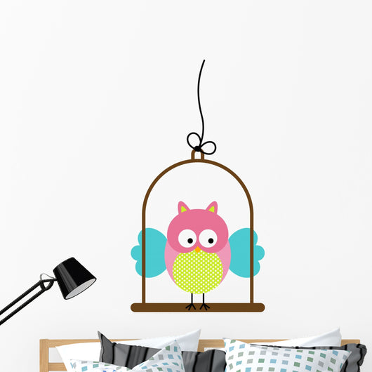 Little Owl in Bird Cage