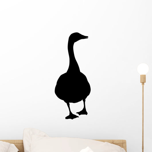 Goose silhouette Wall Decal