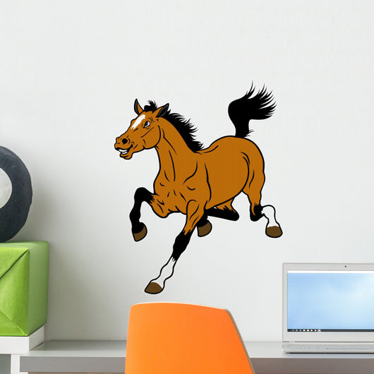 cartoon horse Wall Decal